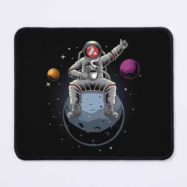 Item preview, Astronaut Coffee Avalanche Avax Coin To The Moon Crypto Token Blockchain Cryptocurrency Wallet designed and sold by JaxonBrown.