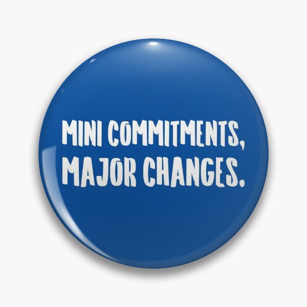 Item preview, Mini Commitments, Major Changes. | Life | Quotes | Royal Blue designed and sold by Wintre2.