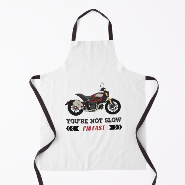 Item preview, Indian FTR 1200 with quote "You're not slow, I'm fast" designed and sold by WiredDesigns.