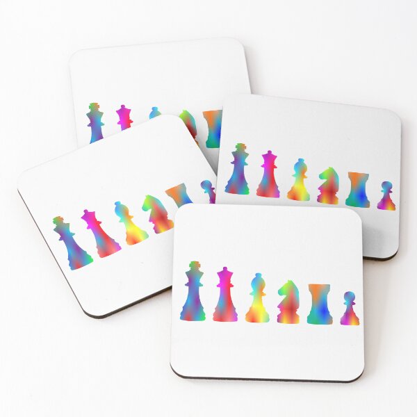 Item preview, Colorful Neon Chess designed and sold by Shapes-Mania.