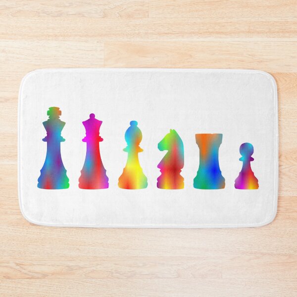Item preview, Colorful Neon Chess designed and sold by Shapes-Mania.