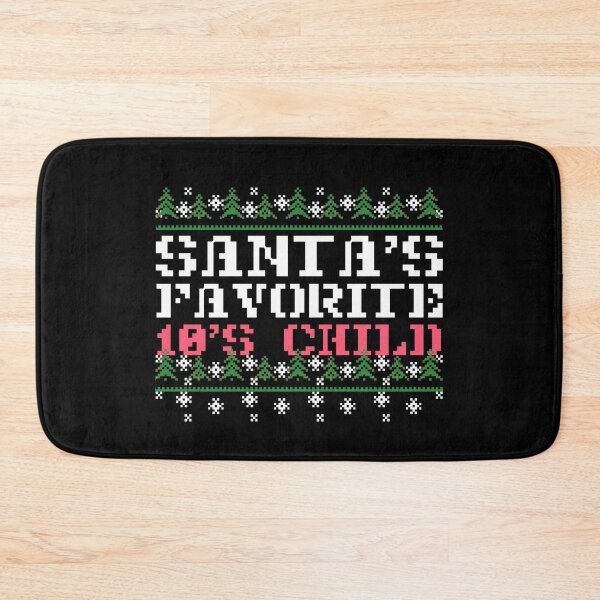 Item preview, Santa's Favorite 10's Child Funny Christmas Jumper Retro Graphic designed and sold by GO SHIRT-TEE.