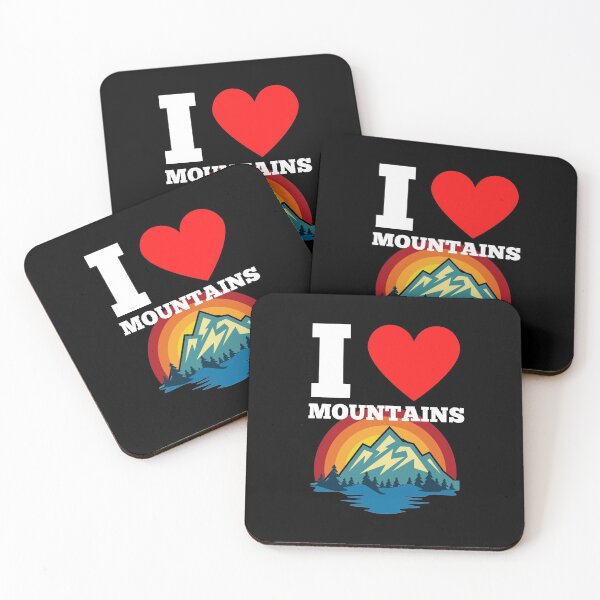Item preview, I Love Mountains Heart Design For Mountain Climbing Lovers designed and sold by RGRamsey.