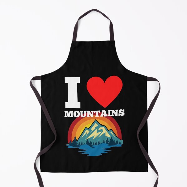Item preview, I Love Mountains Heart Design For Mountain Climbing Lovers designed and sold by RGRamsey.
