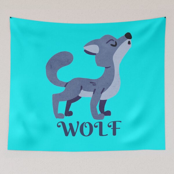 Item preview, A popular little gorgeous wolf design for children. designed and sold by Trianglegreen.