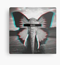 Drugs Metal Print