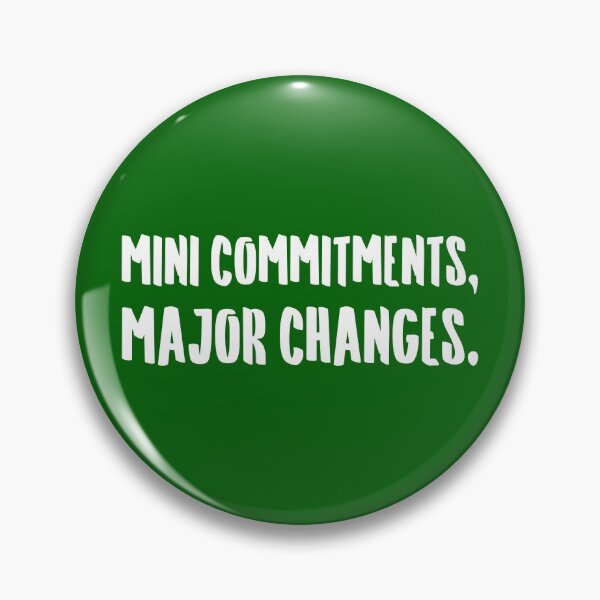 Item preview, Mini Commitments, Major Changes. | Life | Quotes | Emerald Green designed and sold by Wintre2.