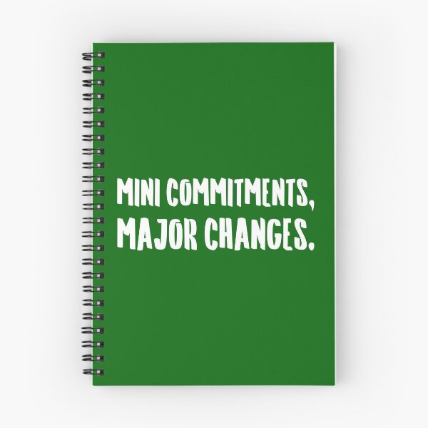 Item preview, Mini Commitments, Major Changes. | Life | Quotes | Emerald Green designed and sold by Wintre2.