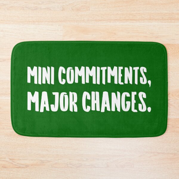 Item preview, Mini Commitments, Major Changes. | Life | Quotes | Emerald Green designed and sold by Wintre2.