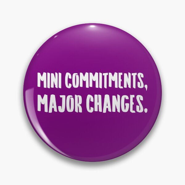 Item preview, Mini Commitments, Major Changes. | Life | Quotes | Purple designed and sold by Wintre2.
