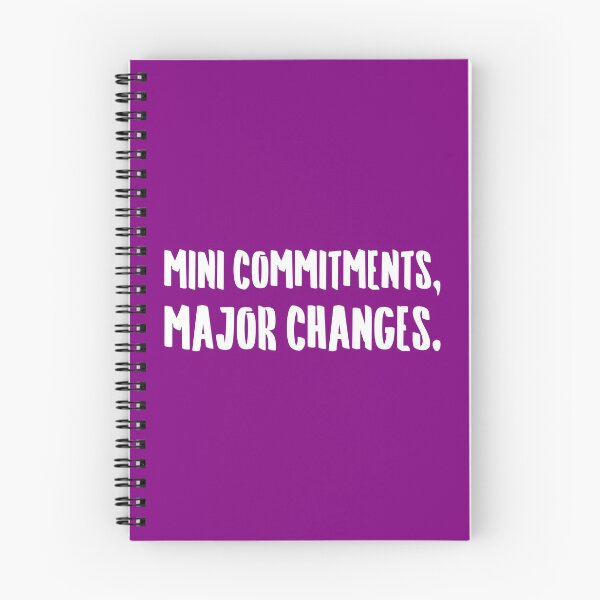 Item preview, Mini Commitments, Major Changes. | Life | Quotes | Purple designed and sold by Wintre2.