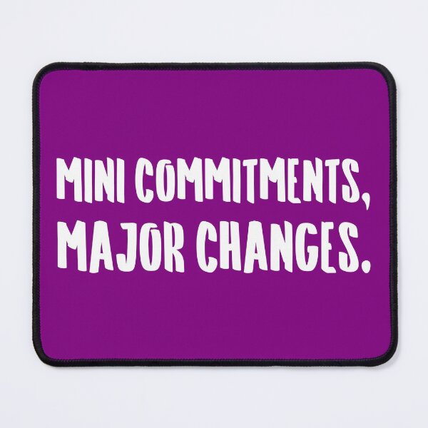 Item preview, Mini Commitments, Major Changes. | Life | Quotes | Purple designed and sold by Wintre2.