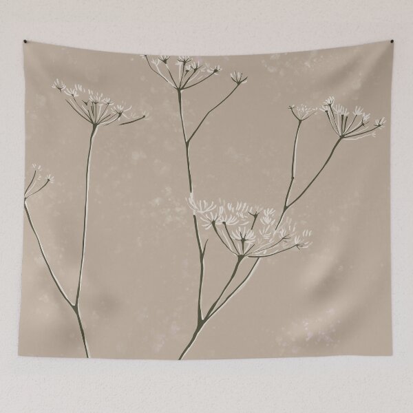 Item preview, Herbarium neutral wildflowers designed and sold by Aimio.