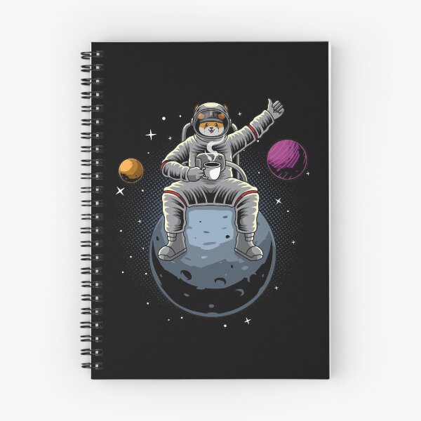 Artikelvorschau, Astronaut Coffee Floki Inu Coin To The Moon Floki Army Crypto Token Blockchain Cryptocurrency Wallet entworfen und verkauft von JaxonBrown.