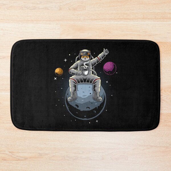 Item preview, Astronaut Coffee Floki Inu Coin To The Moon Floki Army Crypto Token Blockchain Cryptocurrency Wallet designed and sold by JaxonBrown.