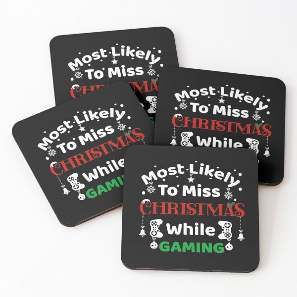 Item preview, most likely to miss christmas while gaming designed and sold by Eamali.