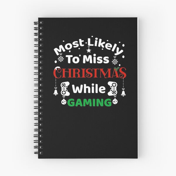 Item preview, most likely to miss christmas while gaming designed and sold by Eamali.