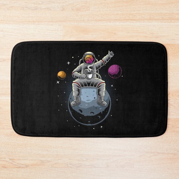 Item preview, Astronaut Coffee HEX Coin To The Moon HEX Crypto Token Blockchain Cryptocurrency Wallet designed and sold by JaxonBrown.