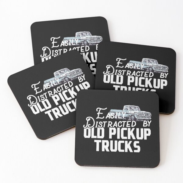 Item preview, Trucker T-ShirtEasily Distracted By Old Pickup Trucks - Cute Trucker designed and sold by RepVilles.