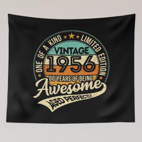Item preview, Vintage 1956 T-ShirtOne of a Kind - Born in 1956 - Vintage 1956 - 66 years of being awesome - Aged perfectly- 2022 birthday - Limited Edition designed and sold by RepVilles.