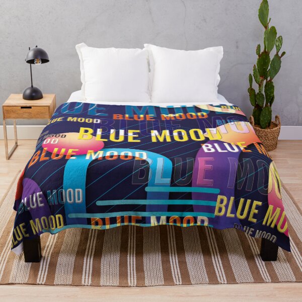 Item preview, Blue mood, atmospheric quote, melancholy designed and sold by Mauswohn.