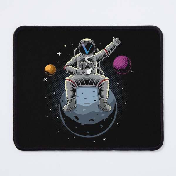 Item preview, Astronaut Coffee Vechain VET Coin To The Moon Crypto Token Blockchain Cryptocurrency Wallet designed and sold by JaxonBrown.