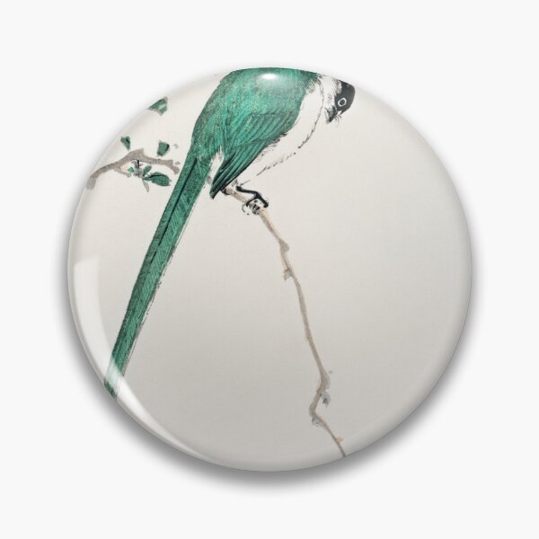 Item preview, japanese long tailed tit and pomegranate illustration 43380620031 designed and sold by Bird-Lore.
