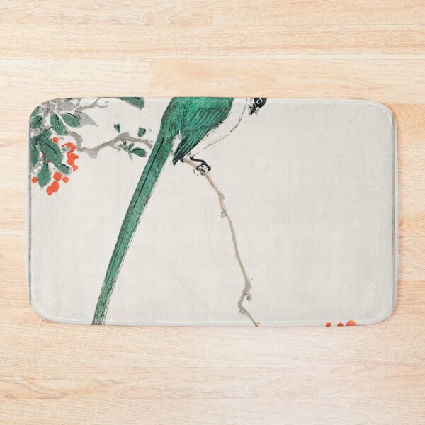 Item preview, japanese long tailed tit and pomegranate illustration 43380620031 designed and sold by Bird-Lore.