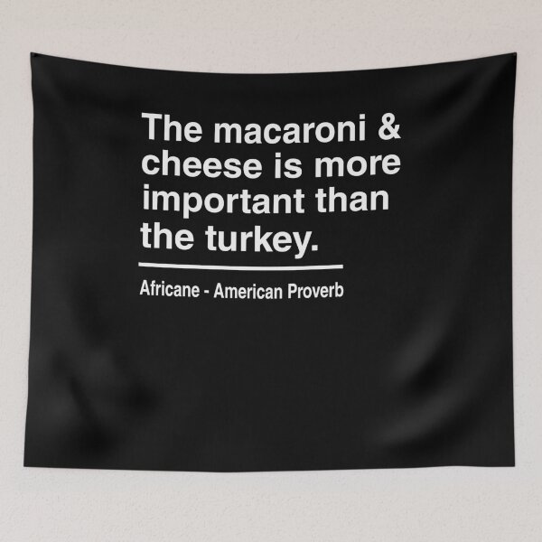 Item preview, The Macaroni & Cheese Is More Important Than The Turkey T-shirt, Funny Thanksgiving T-Shirt designed and sold by Djikou.