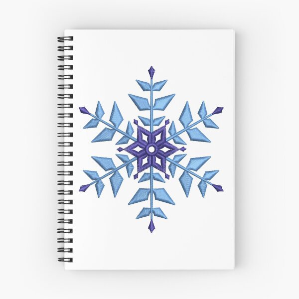 Artikelvorschau, Schneeflocke-Stickerei-Design entworfen und verkauft von Cre8iveSkill.