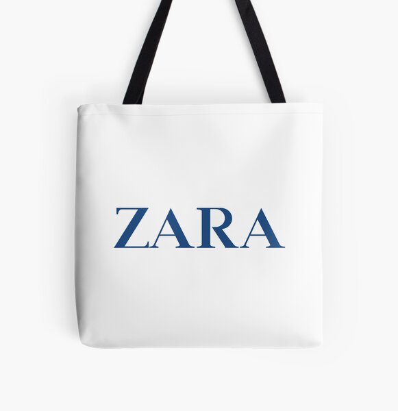 zara logo tote bag