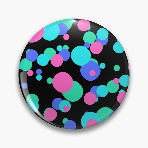 Item preview, Colourful Bubble Shape Pattern designed and sold by LMoonDesigns.