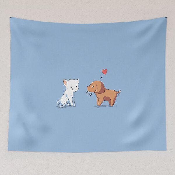 Item preview, Dog & Cat love designed and sold by watwateroo.