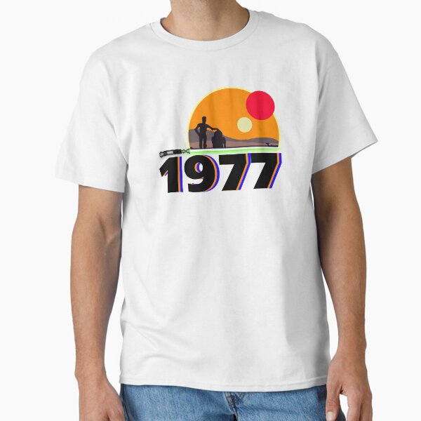 Item preview, Lightsaber 1977 Tee designed and sold by 100RareTees.