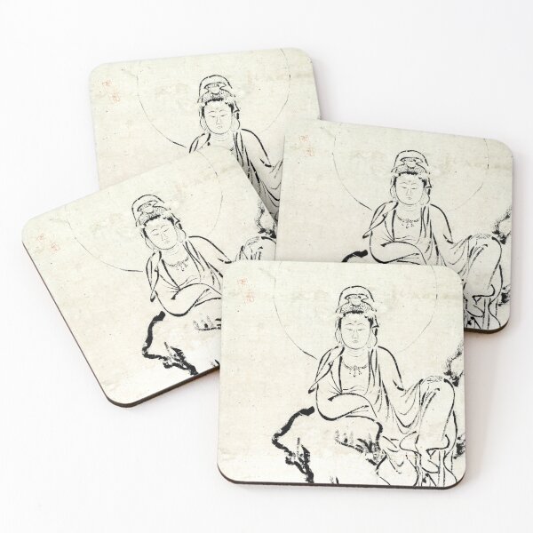 Item preview, White-Robed Kannon (Byakue Kannon) 白衣観音像   designed and sold by Onodera.