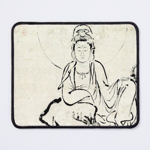 Aperçu de l'œuvre Kannon en robe blanche (Byakue Kannon) 白衣観音像 créée et vendue par Onodera.