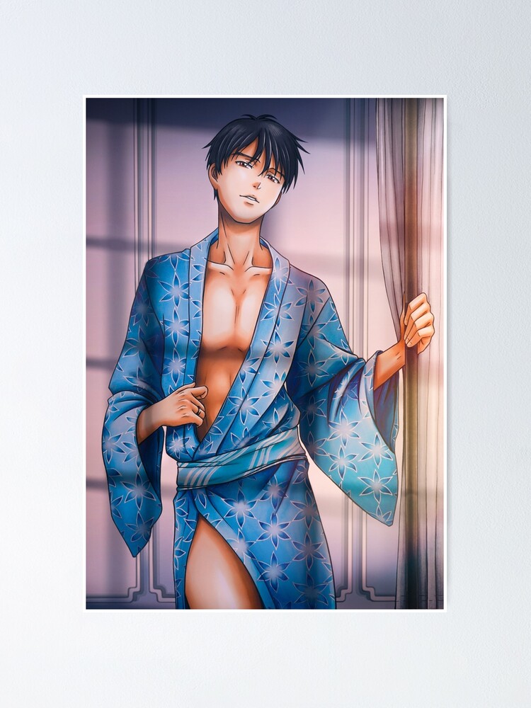 Art Poster kimono anime boy