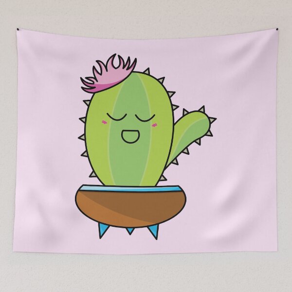 Item preview, Flowered Cactus - Style 4 designed and sold by ShutterStudios.