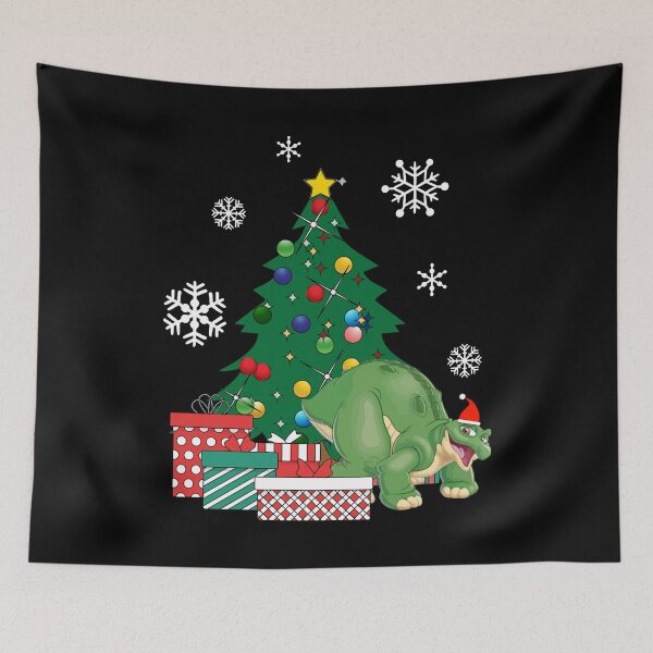 Item preview, Endowed Beauty Dino Cera Good Spike Around The Christmas Tree Land Before Time retro Wave designed and sold by BulldogRodrigue.