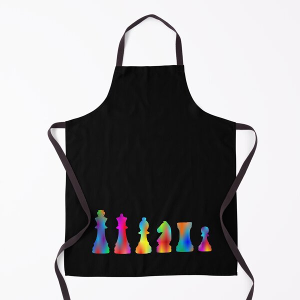 Item preview, Colorful Neon Chess on Black designed and sold by Shapes-Mania.