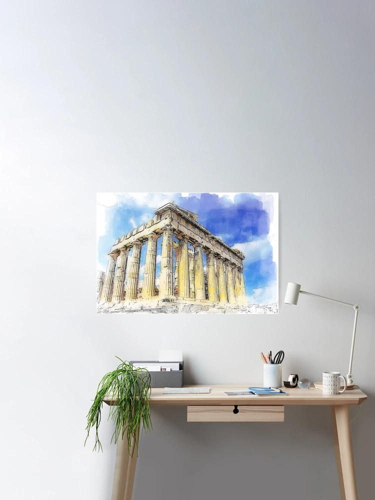 The Akropolis of Athens, Greece - Illustrations, Photos, Guide, & Fold –  Greenbrier Vintage
