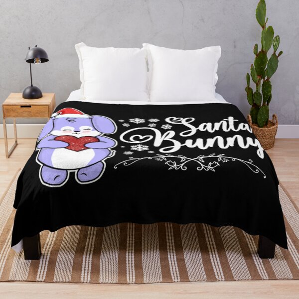 Artikelvorschau, Weihnachtshase | Punny Hase | Weihnachten (Blau x Schwarz) entworfen und verkauft von the-krisney-way.