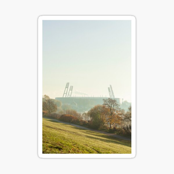 Item preview, Weserstadion, stadium, football stadium, Werder Bremen, morning fog, Bremen designed and sold by Torsten  Krüger.