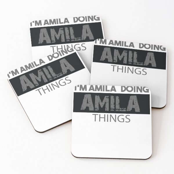 Aperçu de l'œuvre First Name AMILA I'm Olivia Doing AMILA Things Funny Birthday Gift créée et vendue par cheslie-style.