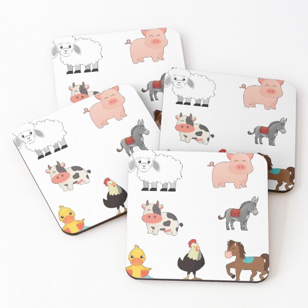 Item preview, Farm Simulator 22 7 Animals Sticker Pack - Fun Harvest Time designed and sold by andrei49387.