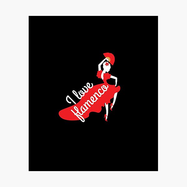 Item preview, I love flamenco dance  designed and sold by Gifafun.