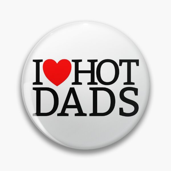 Item preview, I Love Hot Dads Red Heart Hot Father I Love Hot Dads Gear designed and sold by DynamicDesign.