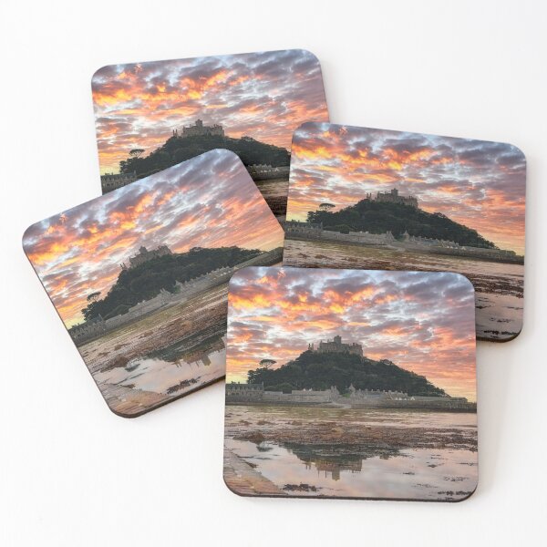 Item preview, St Michaels Mount; sunset designed and sold by kathleenjean.