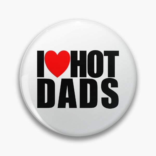 Item preview, I Love Hot Dads Red Heart Hot Father I Love Hot Dads Gear designed and sold by DynamicDesign.