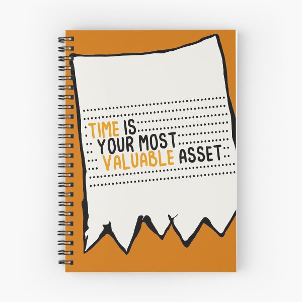 Item preview, time is your most valuable asset, receipt printers, anti work, hacker  designed and sold by KittySSmith.